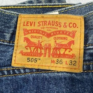 Levi’s 505 36 X 32
